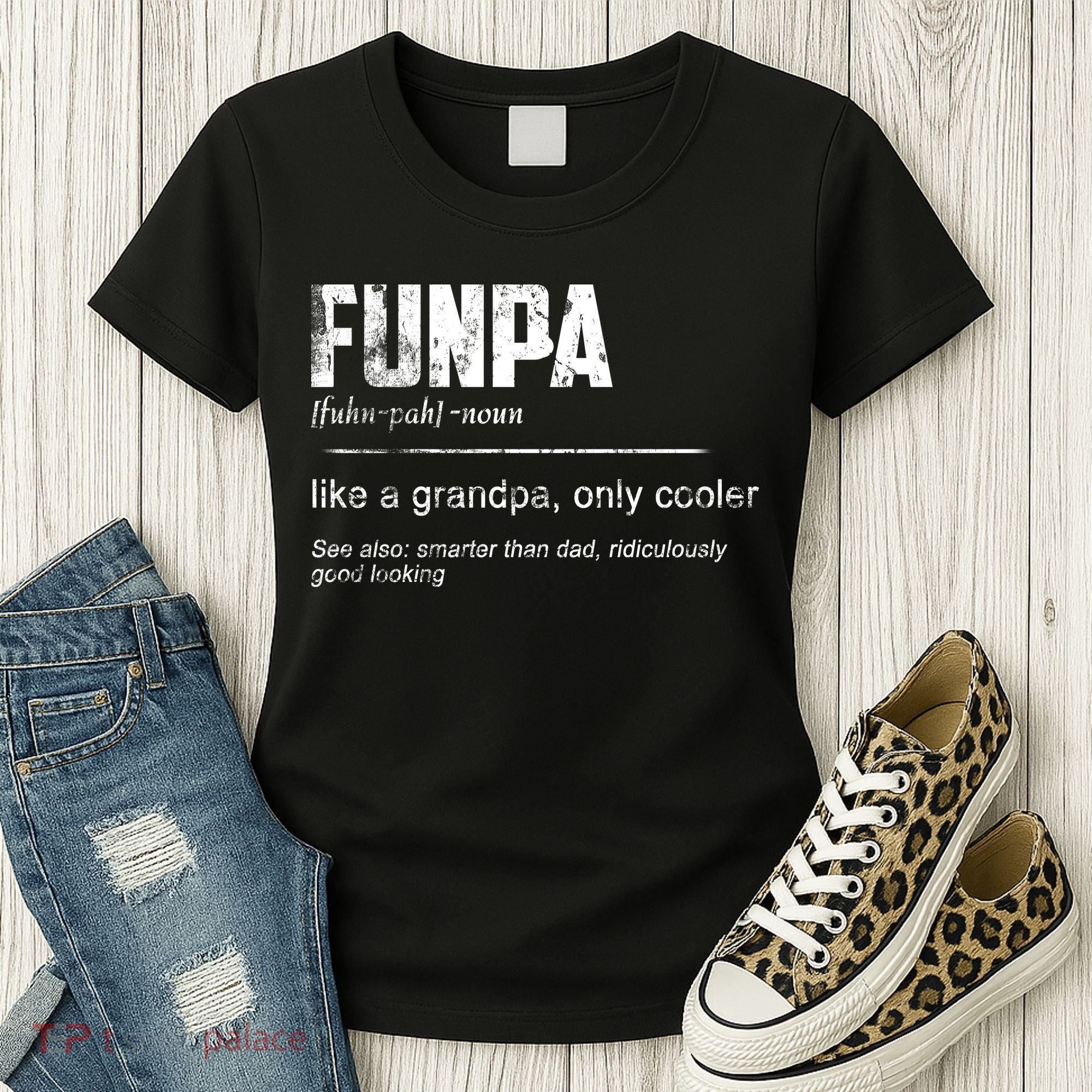 Funpa Like A Grandpa Only Cooler Funpa Definition Gift Women's T-Shirt