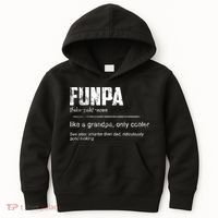Funpa Like A Grandpa Only Cooler Funpa Definition Gift Kids Hoodie thumb 0