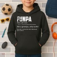 Funpa Like A Grandpa Only Cooler Funpa Definition Gift Kids Hoodie thumb 2