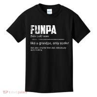 Funpa Like A Grandpa Only Cooler Funpa Definition Gift Kids T-Shirt thumb 0