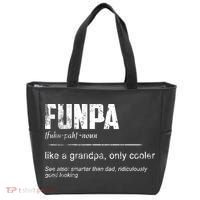 Funpa Like A Grandpa Only Cooler Funpa Definition Gift Tote Bag thumb 0