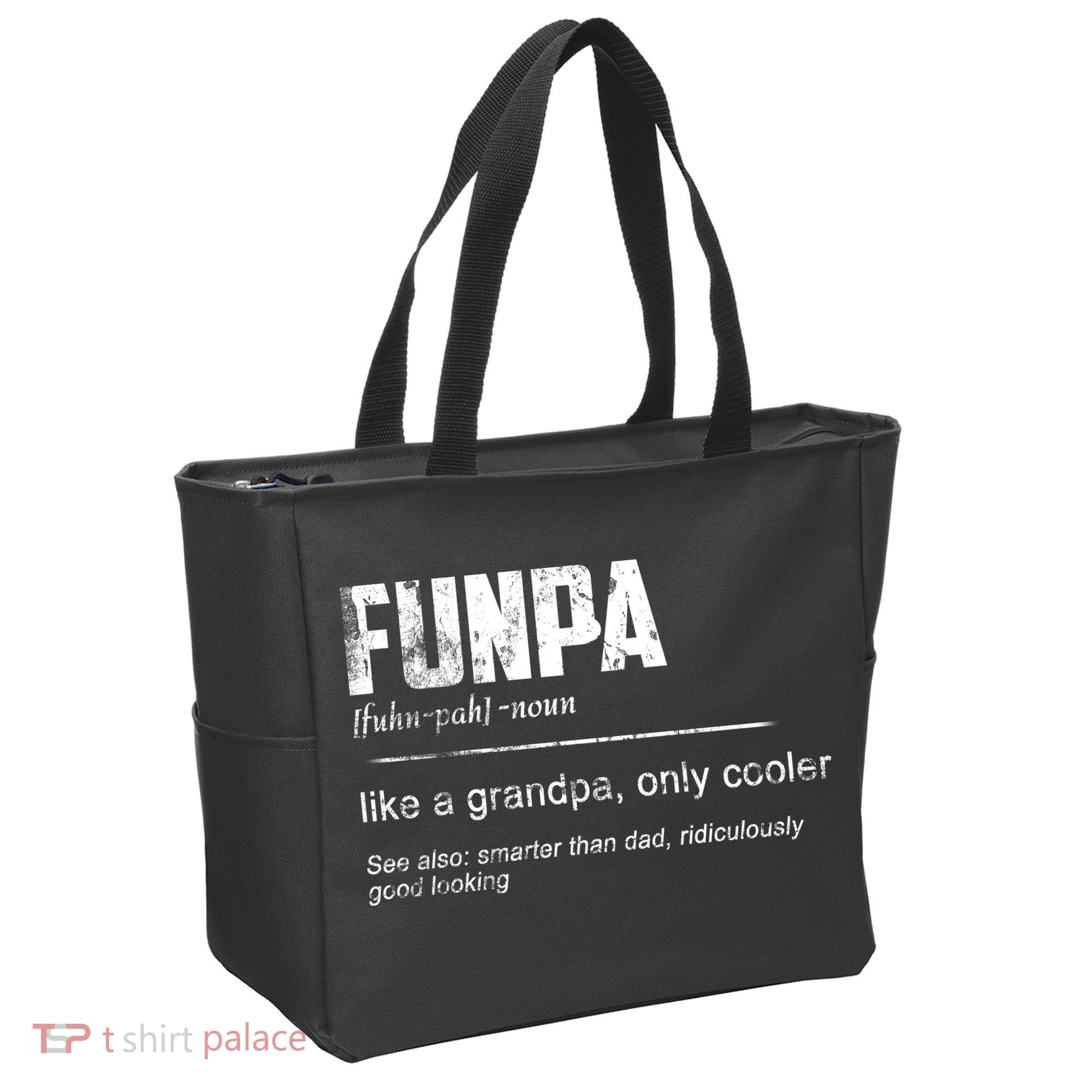 Funpa Like A Grandpa Only Cooler Funpa Definition Gift Tote Bag