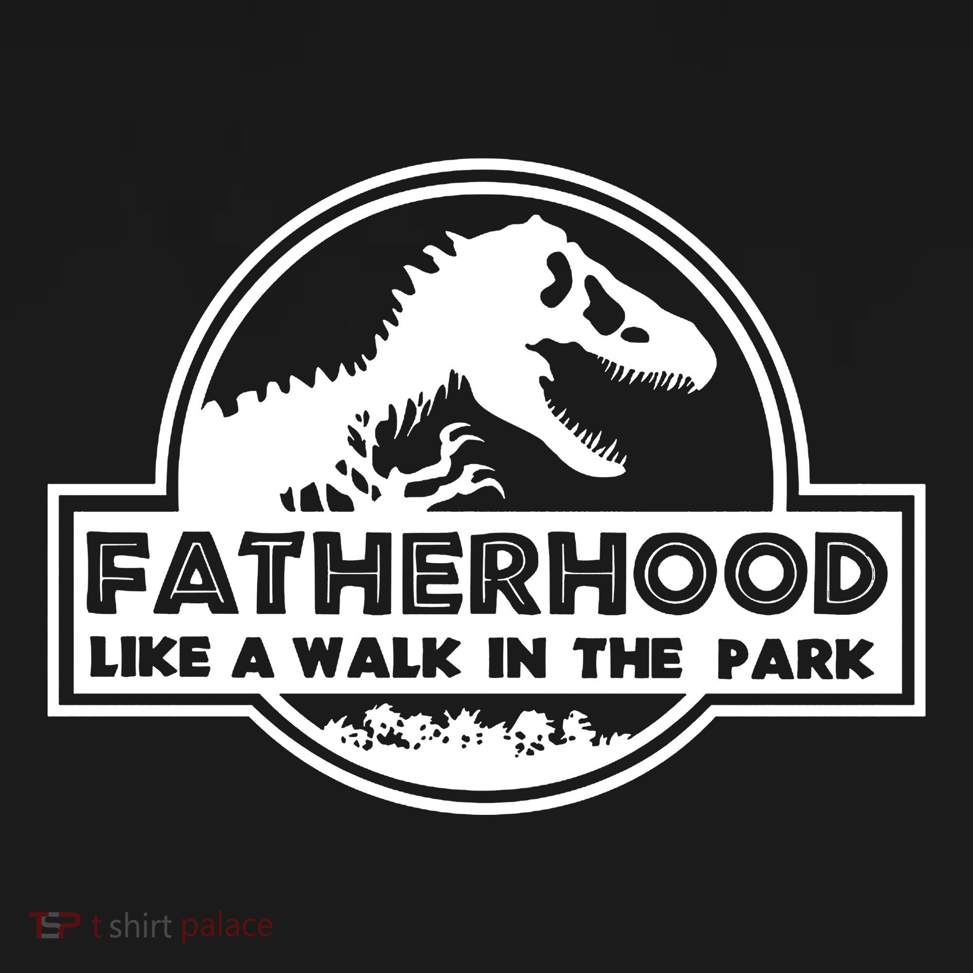 Fatherhood Like A Walk In The Park Dad Dinosaur Sweatshirt
