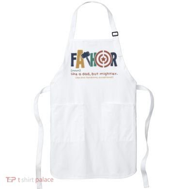 Fathor Like A Dad But Mightier Apron