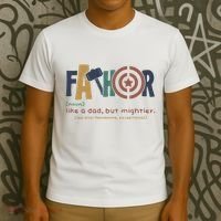 Fathor Like A Dad But Mightier T-Shirt thumb 3