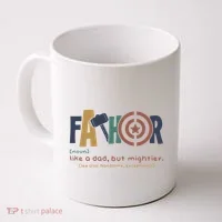 Fathor Like A Dad But Mightier Coffee Mug thumb 0