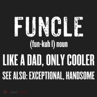 Funcle Like A Dad Only Cooler Funny FatherS Day Gift Gift Beanie thumb 2