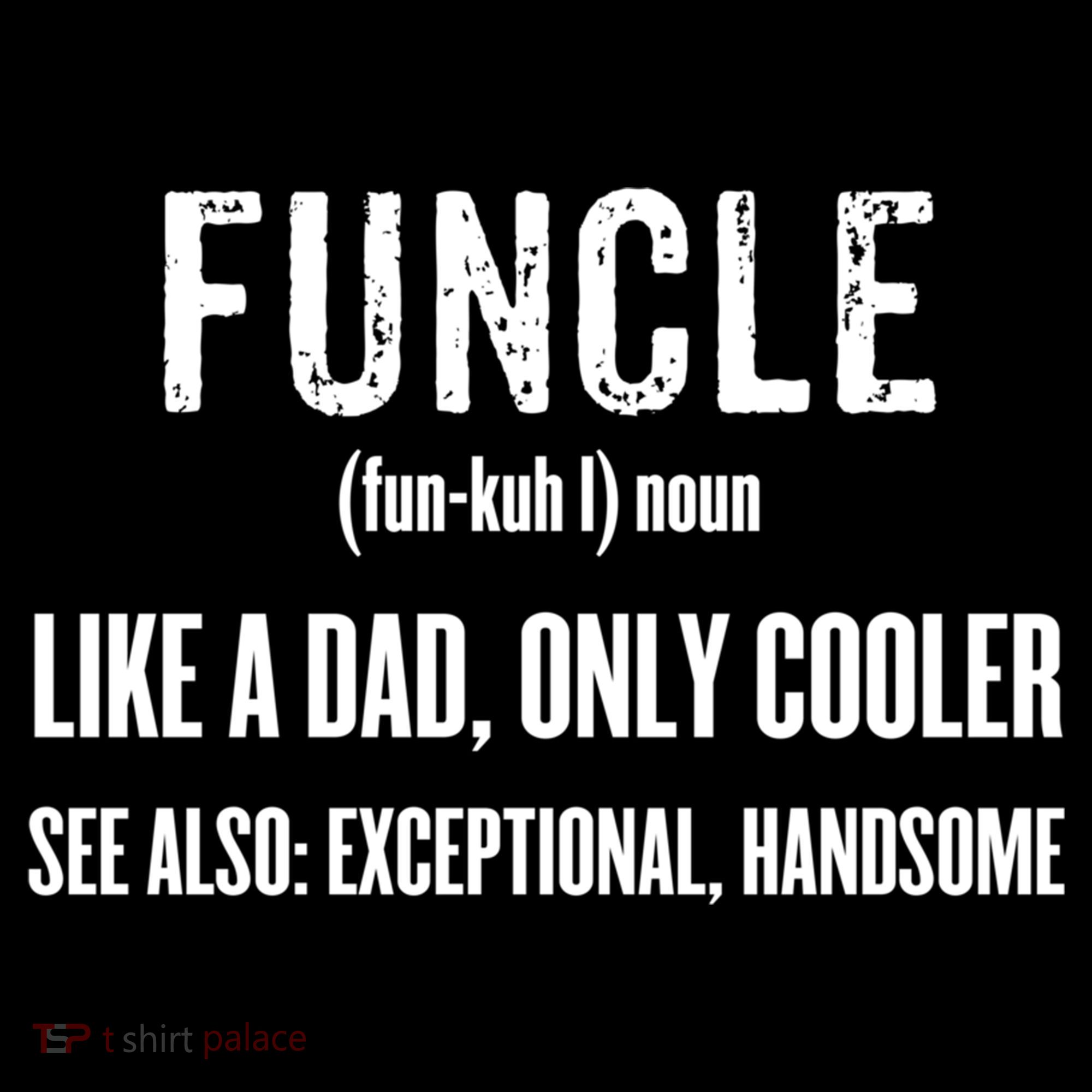 Funcle Like A Dad Only Cooler Funny FatherS Day Gift Gift Women's Hoodie