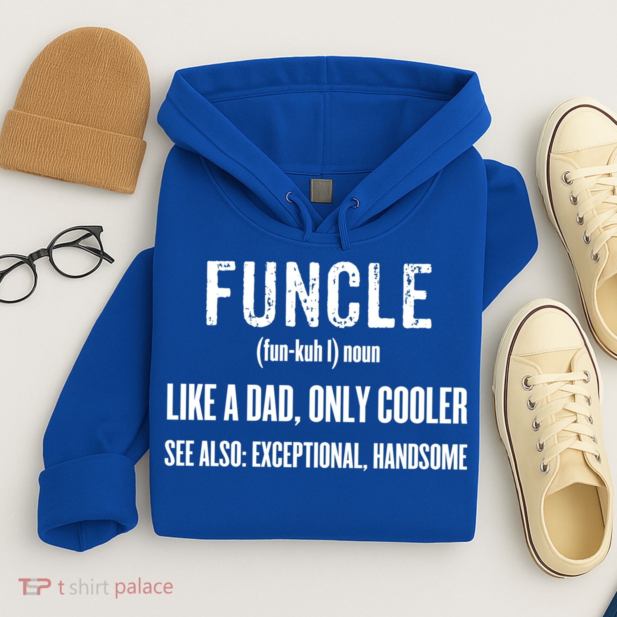 Funcle Like A Dad Only Cooler Funny FatherS Day Gift Gift Hoodie