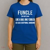 Funcle Like A Dad Only Cooler Funny FatherS Day Gift Gift T-Shirt thumb 4