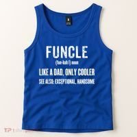 Funcle Like A Dad Only Cooler Funny FatherS Day Gift Gift Tank Top thumb 2