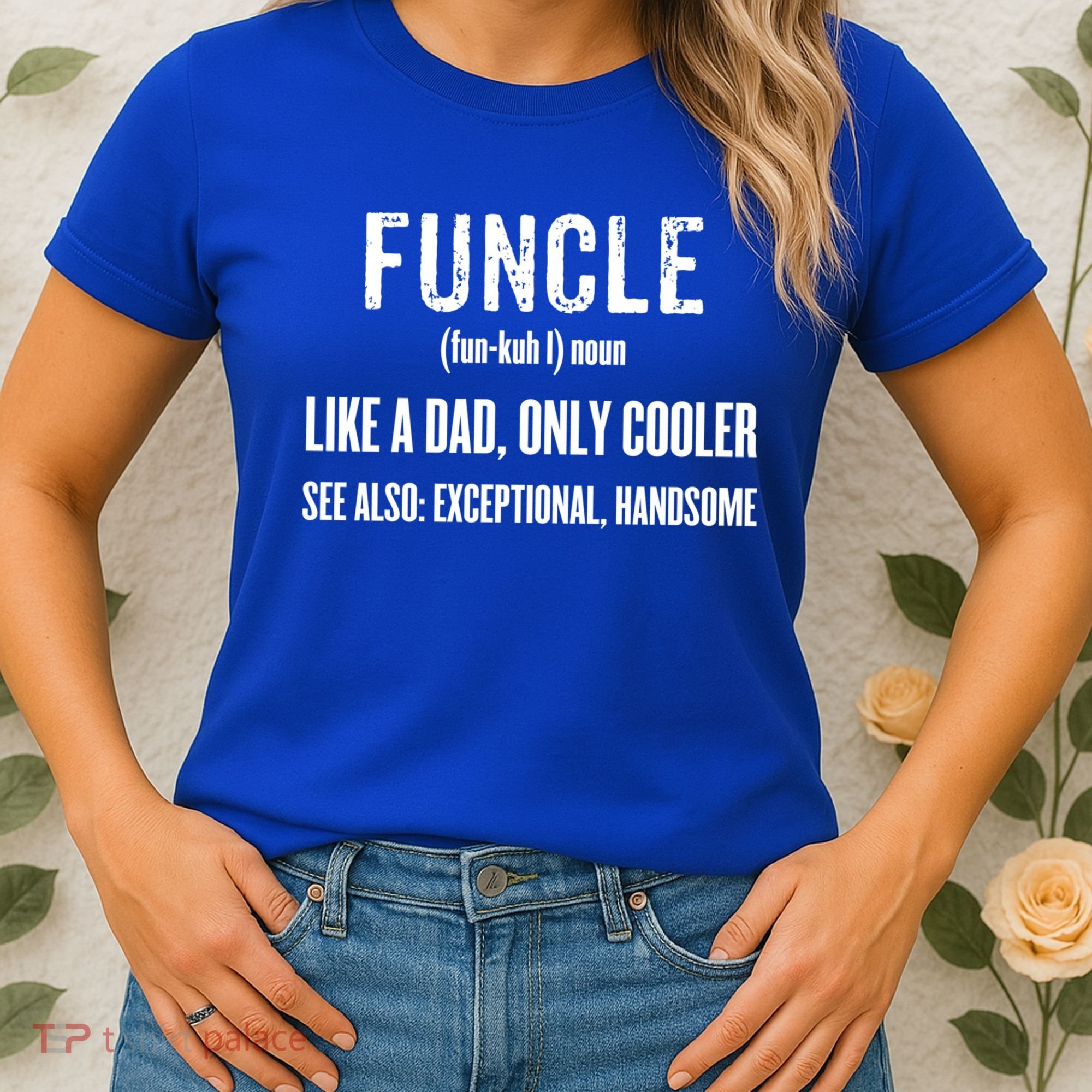 Funcle Like A Dad Only Cooler Funny FatherS Day Gift Gift Women's T-Shirt