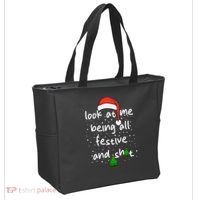 Funny Look At Me Being All Festive And Shits Tote Bag thumb 2