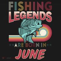 Fishing Legends Are Born In June Coaster thumb 2