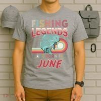 Fishing Legends Are Born In June T-Shirt thumb 6