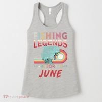 Fishing Legends Are Born In June Women's Tank Top thumb 0