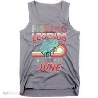 Fishing Legends Are Born In June Tank Top thumb 0