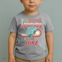 Fishing Legends Are Born In June Toddler T-Shirt thumb 2
