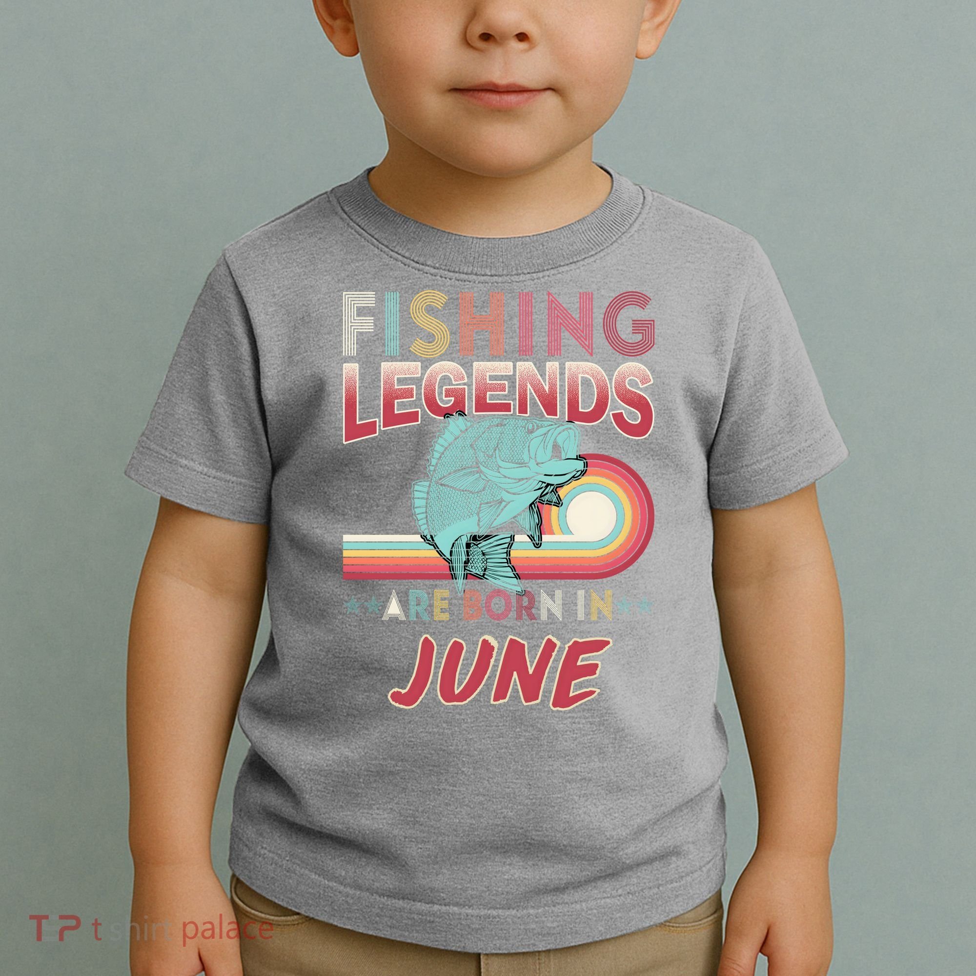 Fishing Legends Are Born In June Toddler T-Shirt
