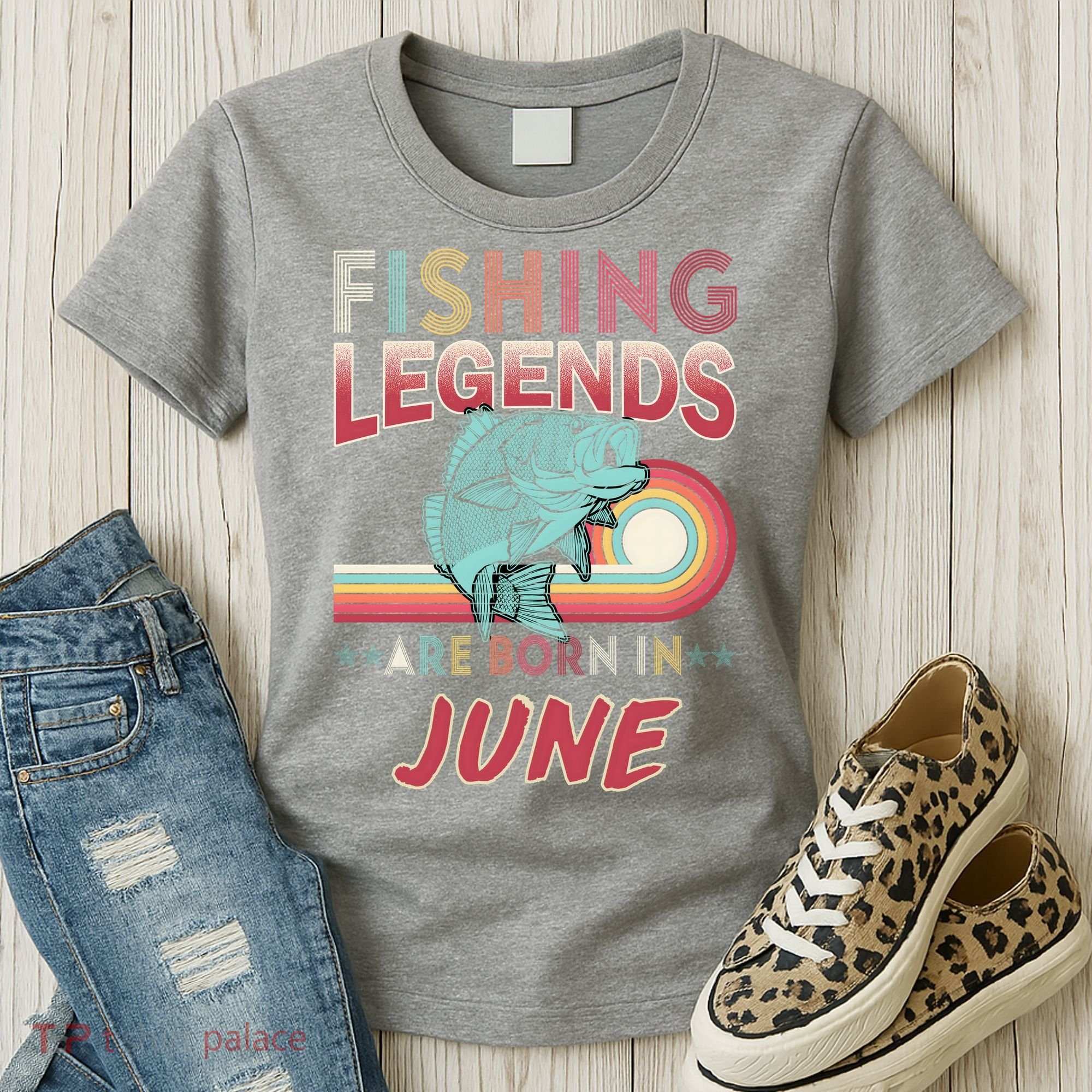 Fishing Legends Are Born In June Women's T-Shirt