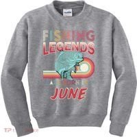 Fishing Legends Are Born In June Kids Sweatshirt thumb 0