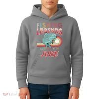Fishing Legends Are Born In June Kids Hoodie thumb 4