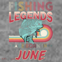 Fishing Legends Are Born In June Kids Long Sleeve Shirt thumb 2