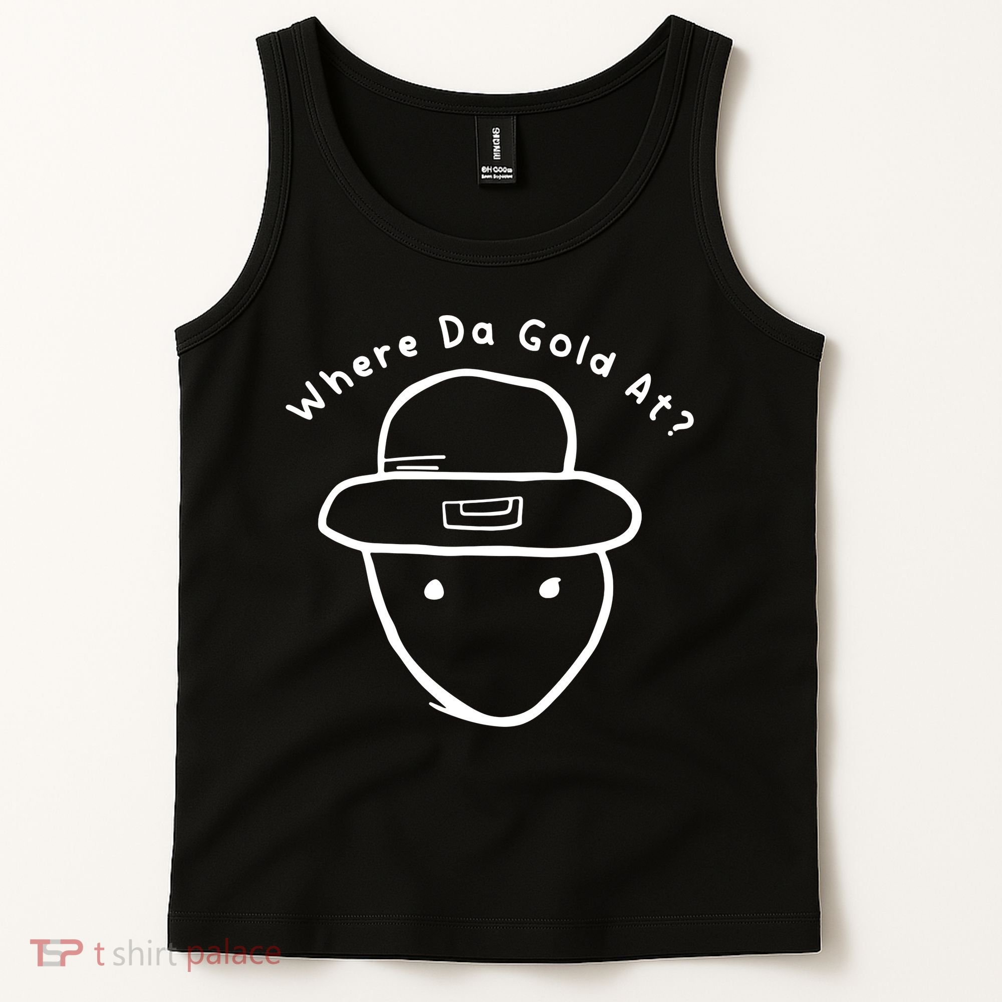 Funny Leprechaun Amateur Sketch Meme St Patricks Day 2024 Tank Top