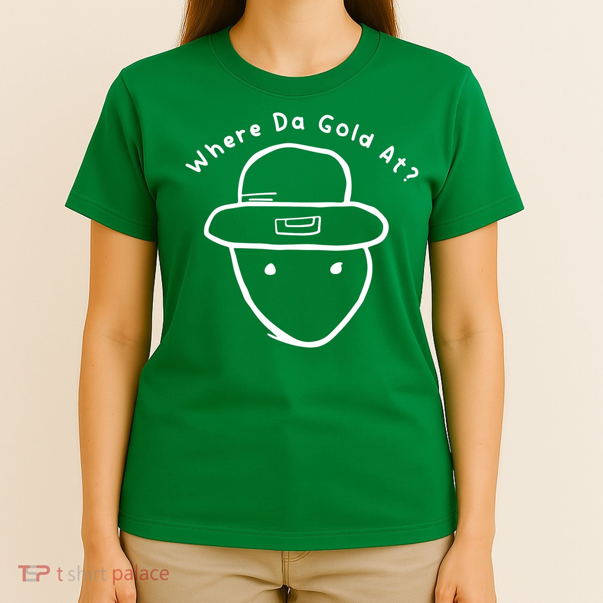 Funny Leprechaun Amateur Sketch Meme St Patricks Day 2024 T-Shirt