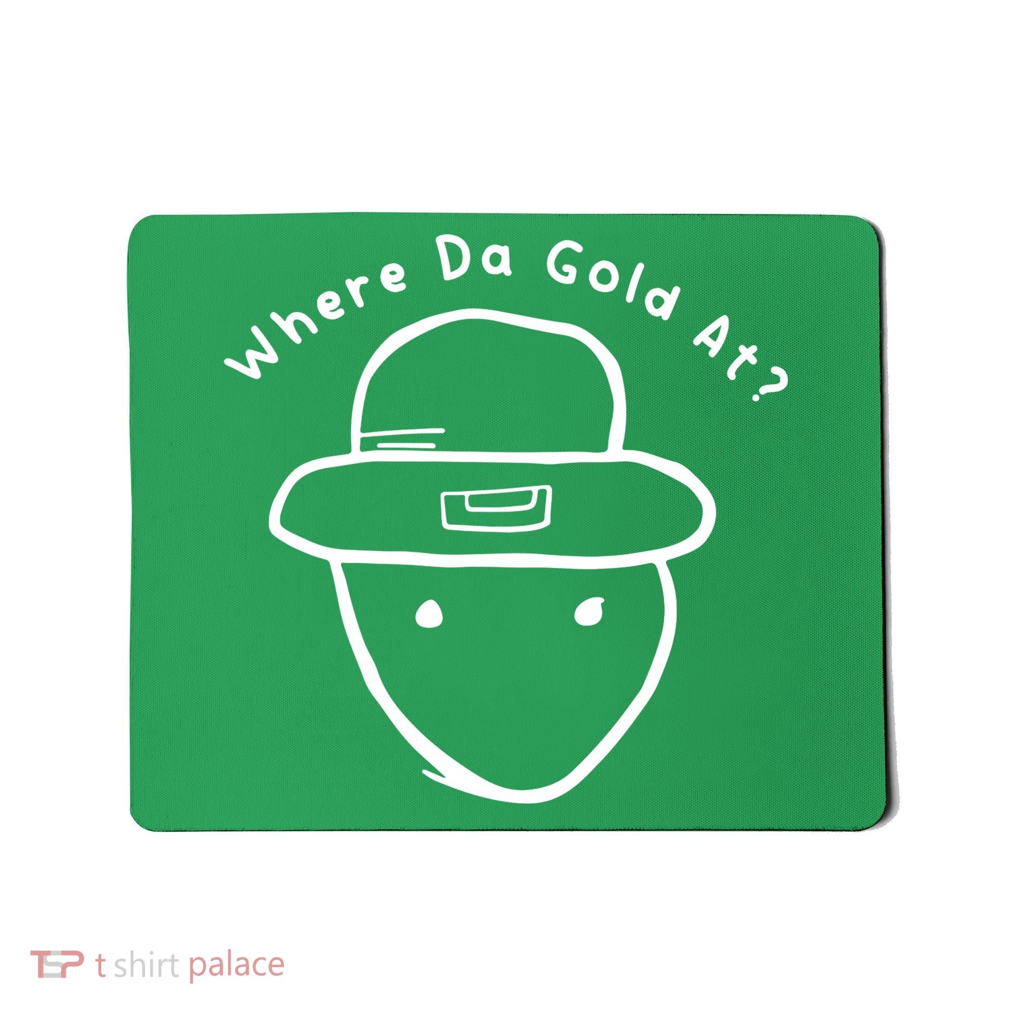 Funny Leprechaun Amateur Sketch Meme St Patricks Day 2024 Mousepad