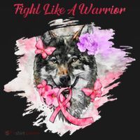 Fight Like A Warrior Wolf Pink Ribbon Breast Cancer Women's Tank Top thumb 5