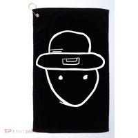 Funny Leprechaun Amateur Sketch Meme St Patricks Day 2024 Golf Towel thumb 0