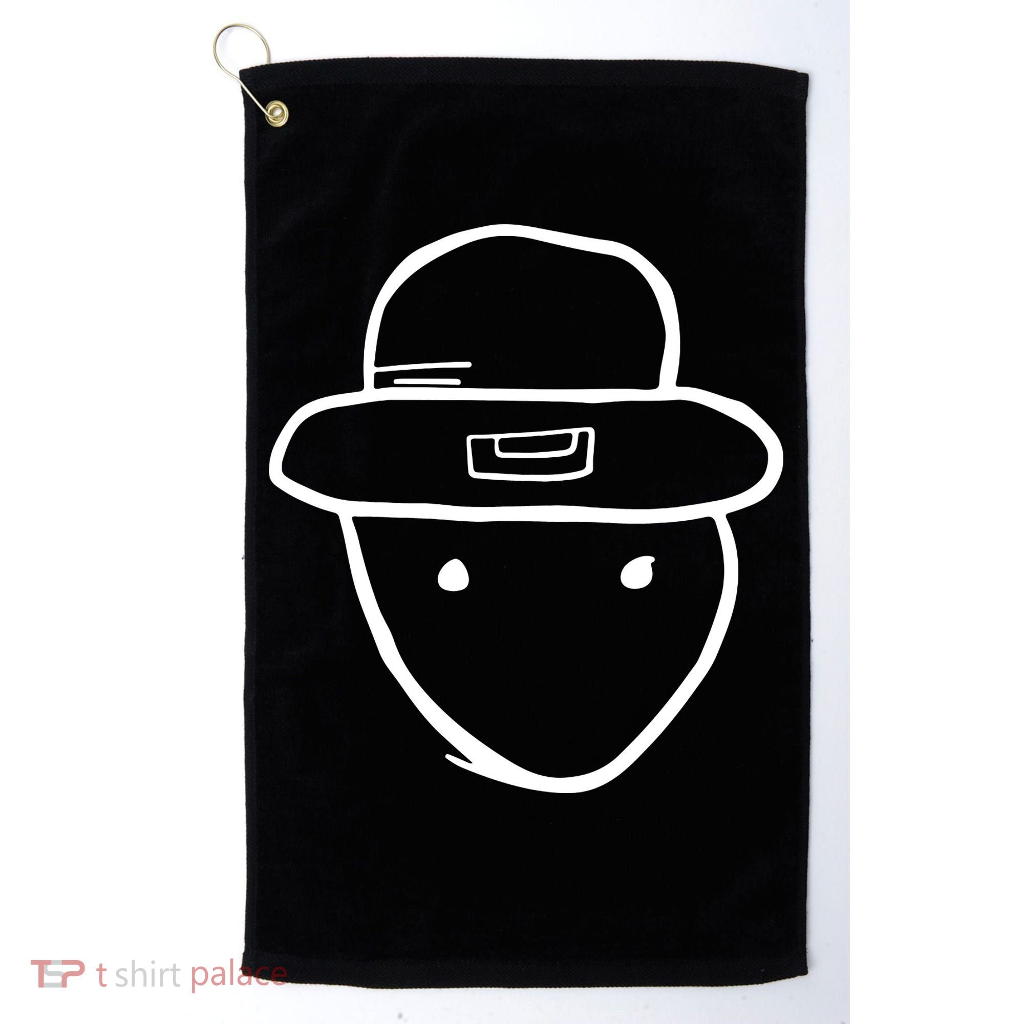 Funny Leprechaun Amateur Sketch Meme St Patricks Day 2024 Golf Towel