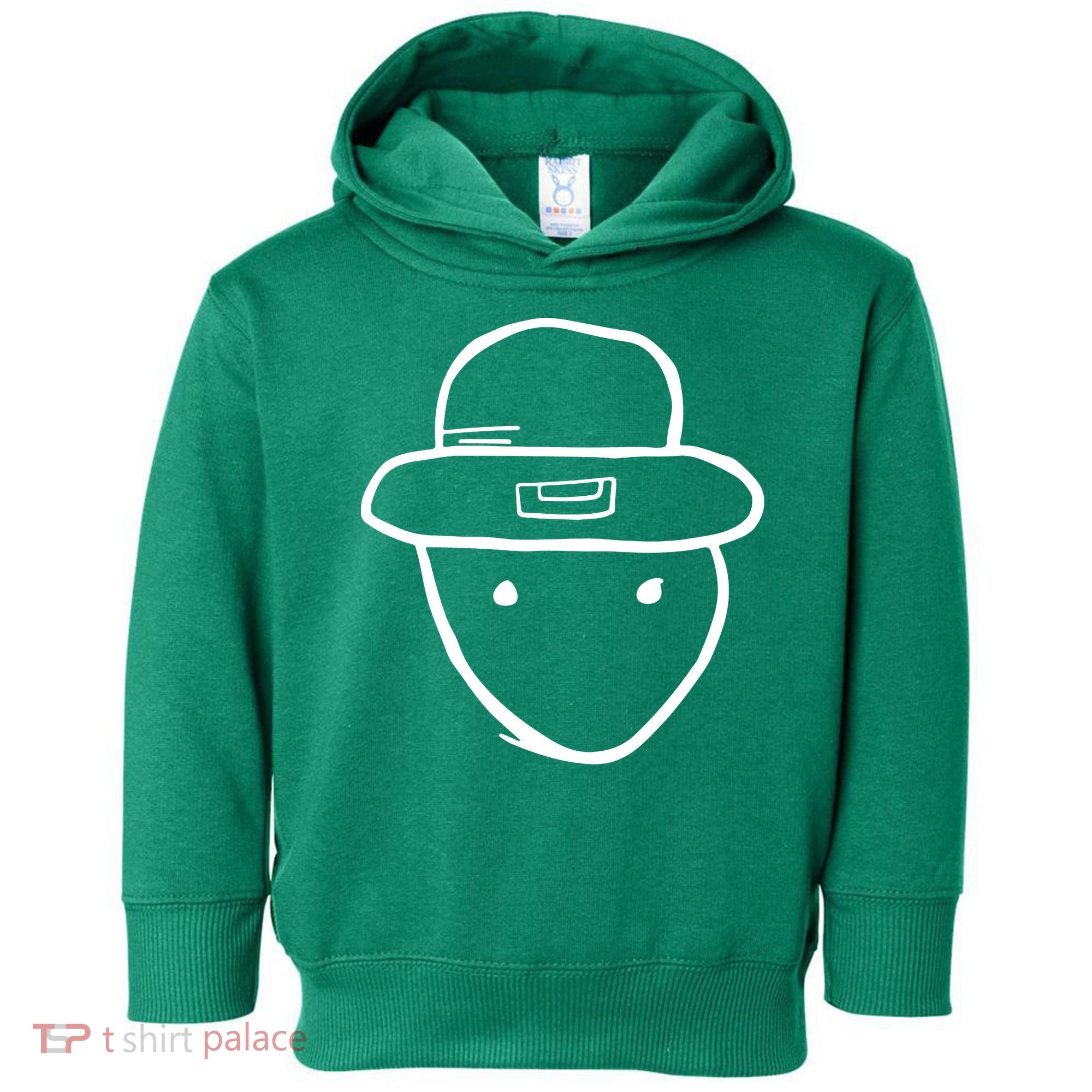 Funny Leprechaun Amateur Sketch Meme St Patricks Day 2024 Toddler Hoodie