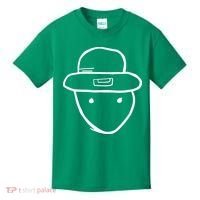 Funny Leprechaun Amateur Sketch Meme St Patricks Day 2024 Kids T-Shirt thumb 0