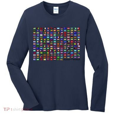 Flags of the World Women's Long Sleeve Shirt