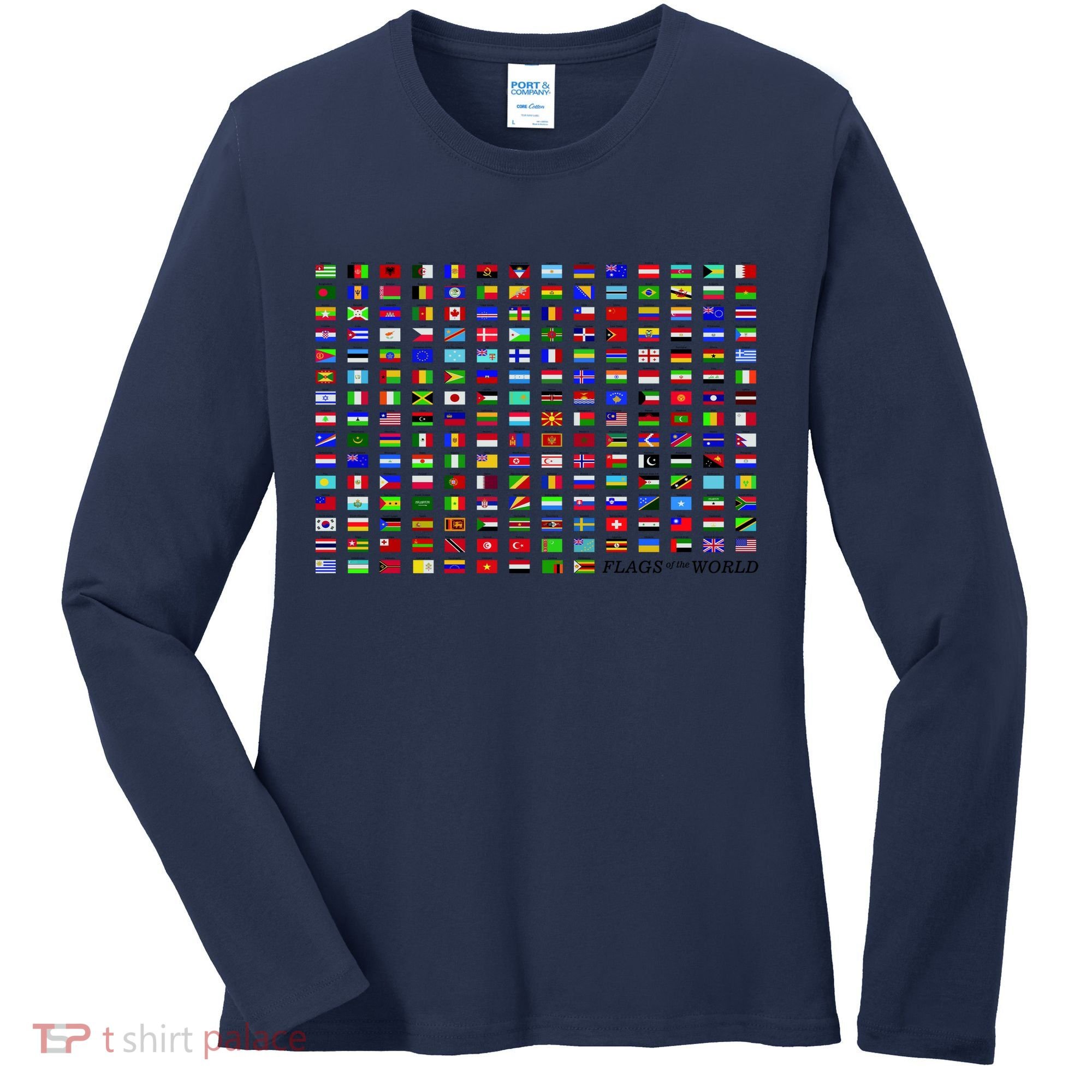 Flags of the World Women's Long Sleeve Shirt