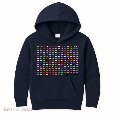 Flags of the World Kids Hoodie