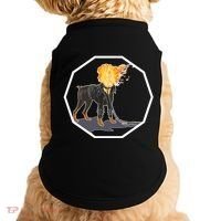 Flaming Ghost Dog On Fire Rider Doggo Doggie Tank thumb 0