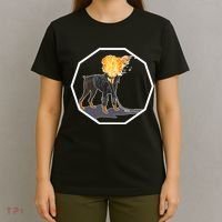 Flaming Ghost Dog On Fire Rider Doggo T-Shirt thumb 4