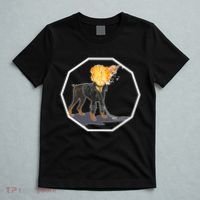 Flaming Ghost Dog On Fire Rider Doggo T-Shirt thumb 5