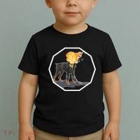 Flaming Ghost Dog On Fire Rider Doggo Toddler T-Shirt thumb 2