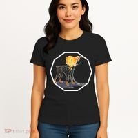 Flaming Ghost Dog On Fire Rider Doggo Women's T-Shirt thumb 4