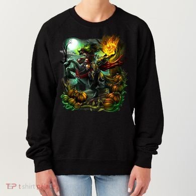 Flaming Headless Horseman Women's Sweatshirt
