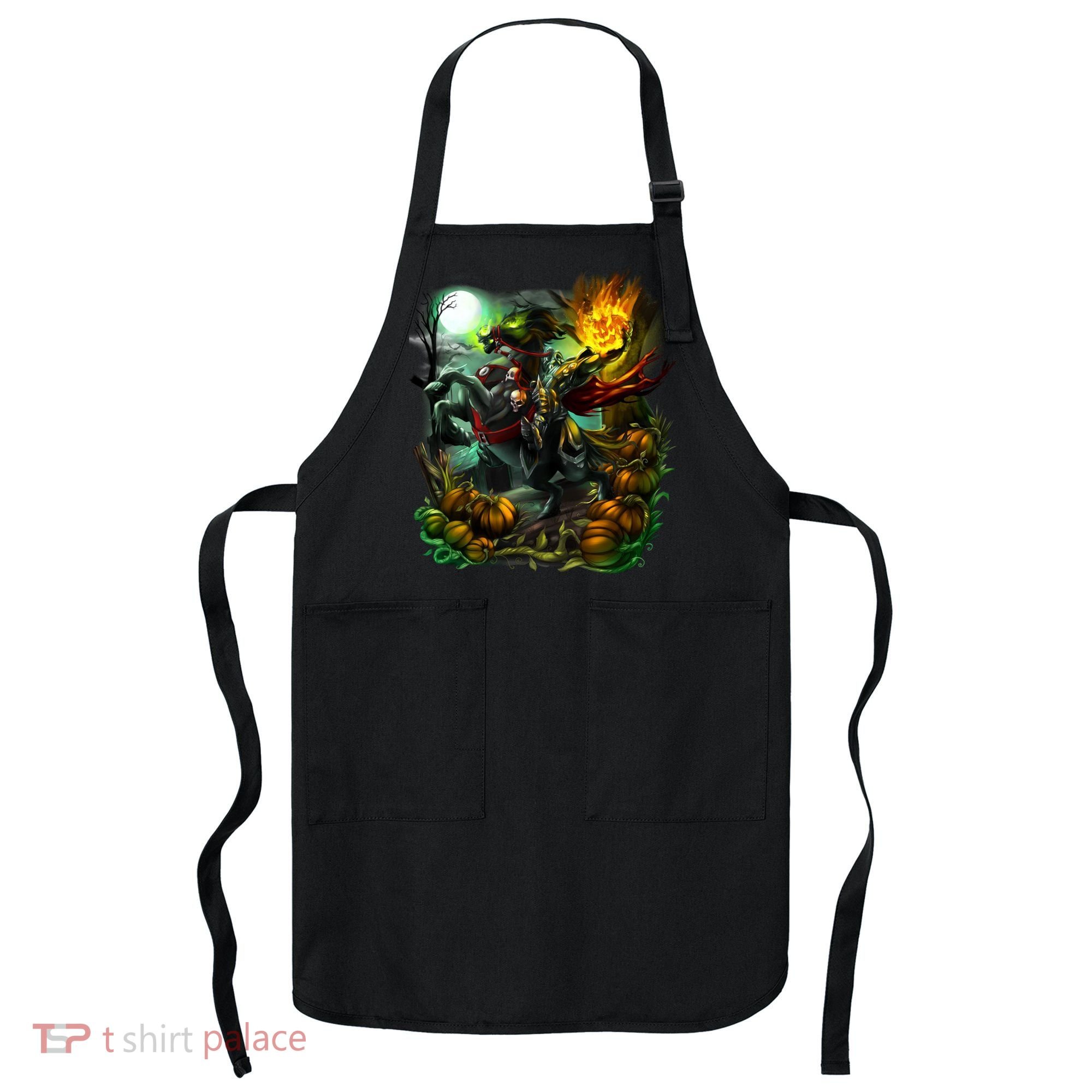 Flaming Headless Horseman Apron