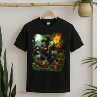 Flaming Headless Horseman T-Shirt thumb 2