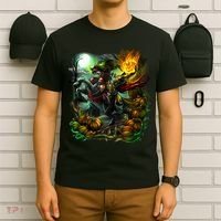 Flaming Headless Horseman T-Shirt thumb 6