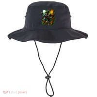 Flaming Headless Horseman Bucket Hat thumb 0
