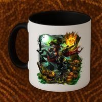 Flaming Headless Horseman Coffee Mug thumb 2