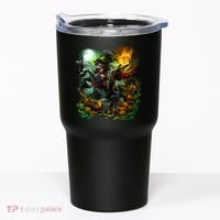 Flaming Headless Horseman Tumbler thumb 0